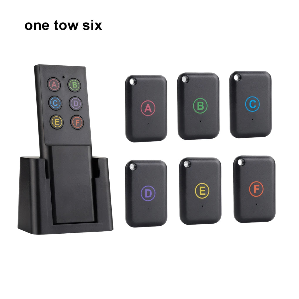 Wireless Key Finder – 1 Remote, 6 Trackers