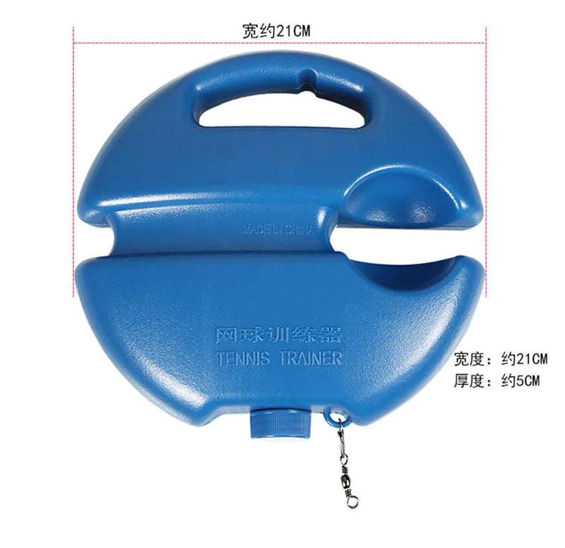 Tennis Trainer Rebound Base with Elastic Ball – Solo Practice Tool