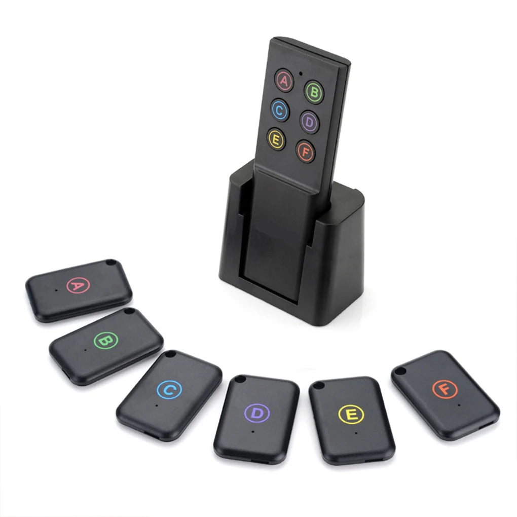 Wireless Key Finder – 1 Remote, 6 Trackers