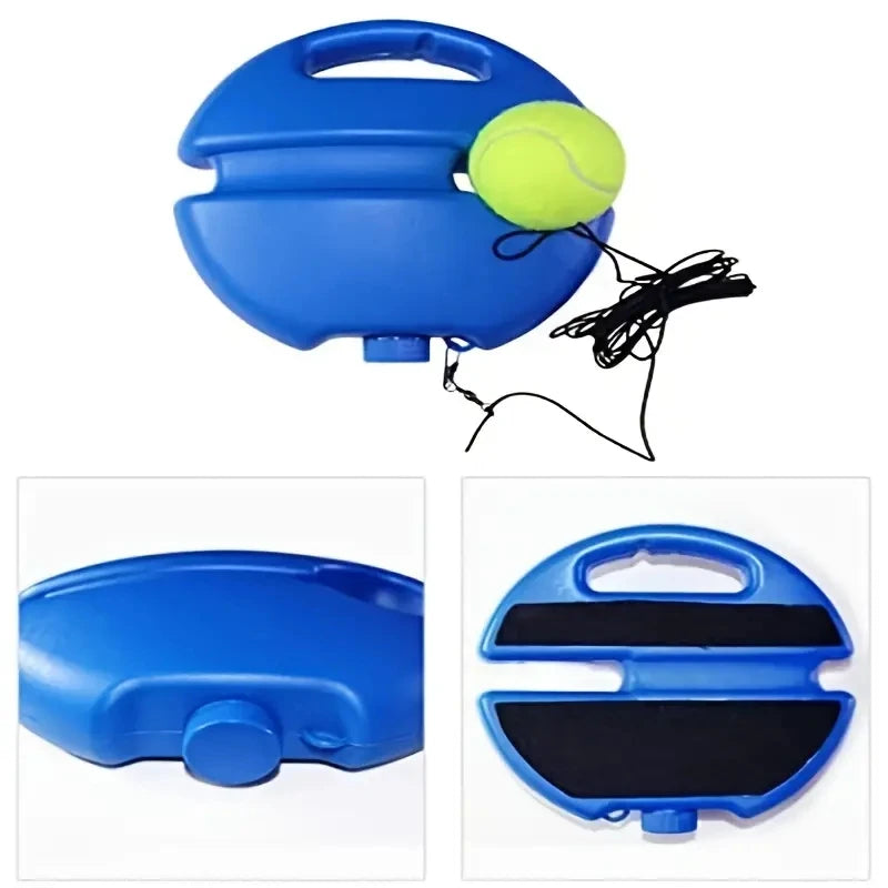 Tennis Trainer Rebound Base with Elastic Ball – Solo Practice Tool
