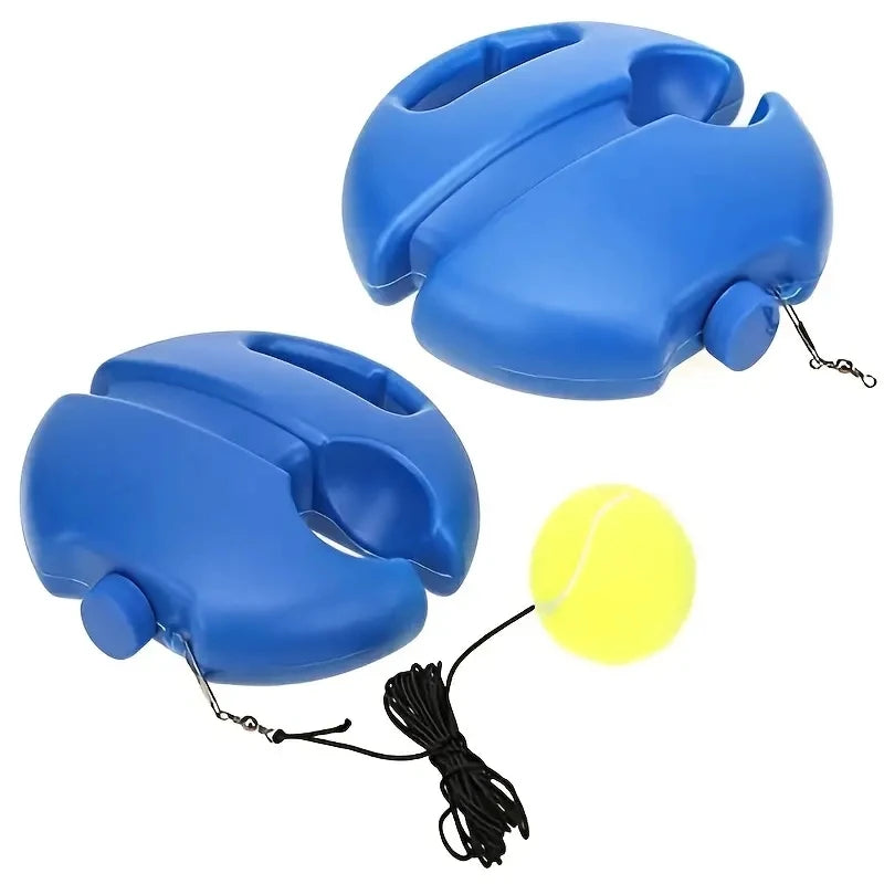 Tennis Trainer Rebound Base with Elastic Ball – Solo Practice Tool