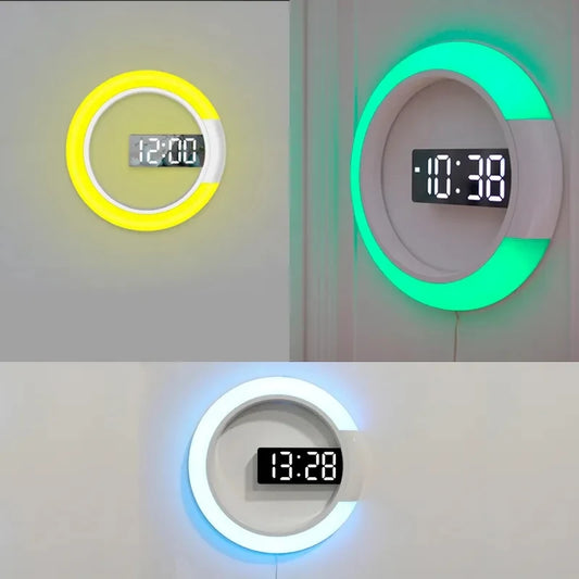 LED USB Wall Clock