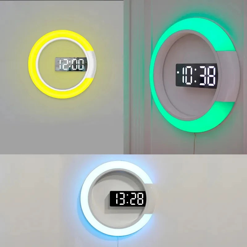 LED USB Wall Clock
