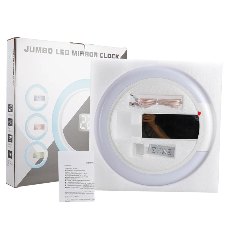 LED USB Wall Clock