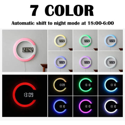 LED USB Wall Clock