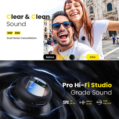 2-in-1 Wireless Lavalier Mic for iPhone/Android – Mini Vlog & Streaming Mic