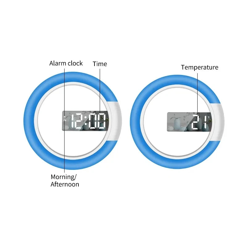 LED USB Wall Clock