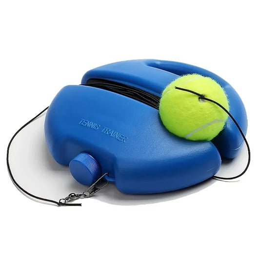 Tennis Trainer Rebound Base with Elastic Ball – Solo Practice Tool